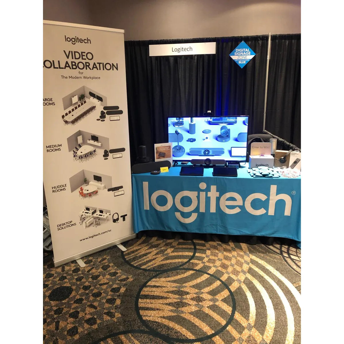 MAYDAN Accessoire Logitech Logitech Logitechvc Tap Table Mount - Photo 4