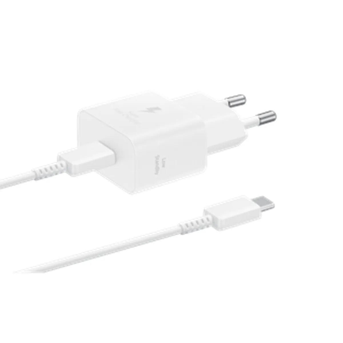Samsung Chargeur Secteur 25W USB-C vers USB-C Blanc - Vue 3