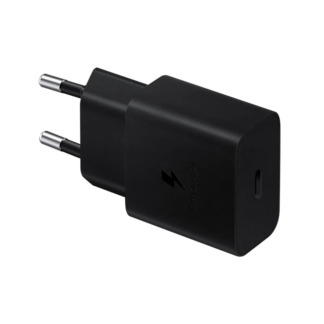 Achat Samsung Chargeur Secteur 15W USB-C vers USB-C Noir (Adaptateur seul, sans cable) Maroc - Vue face