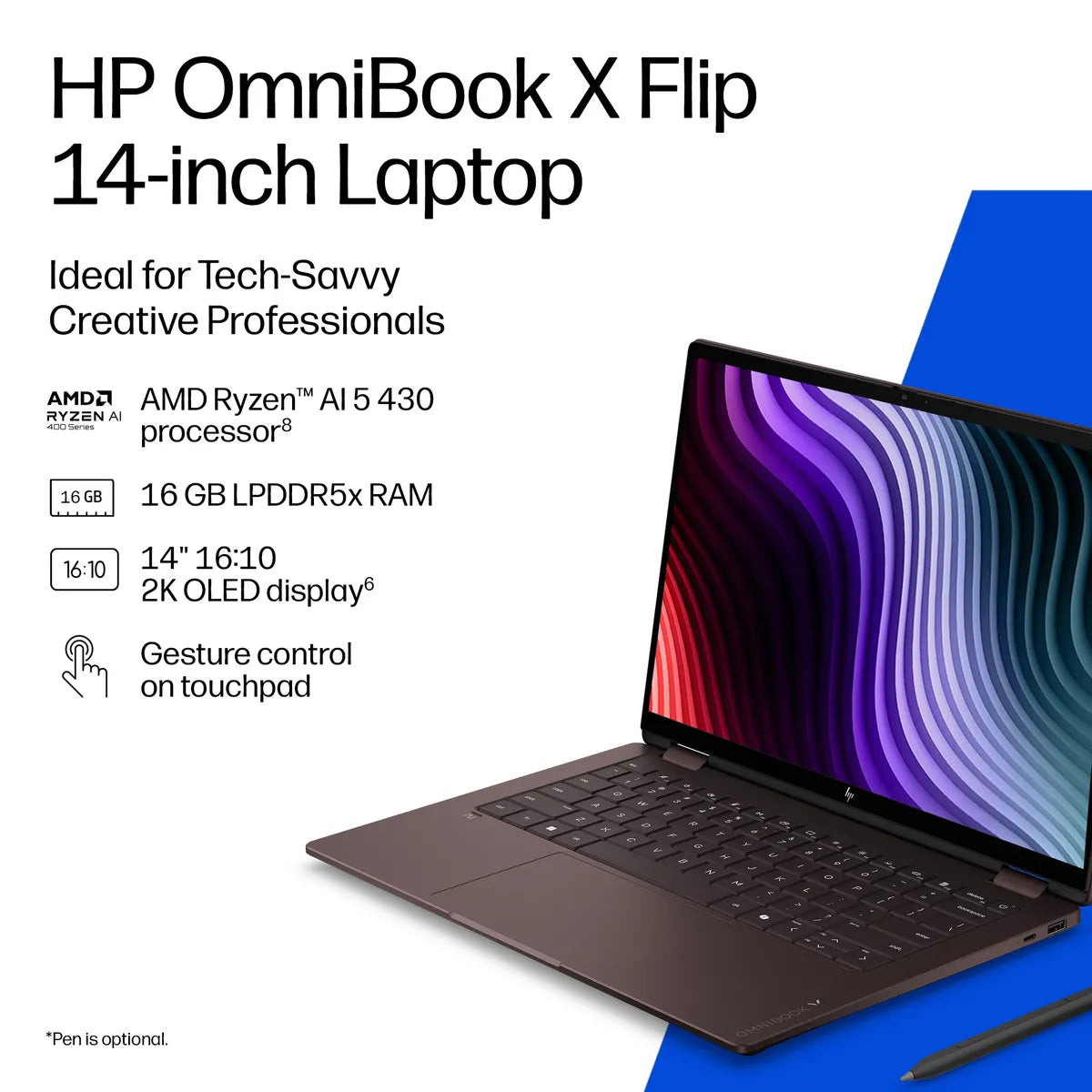 MAYDAN HP Hp Omnibook X Flip Ultra 7 155H - Photo 4