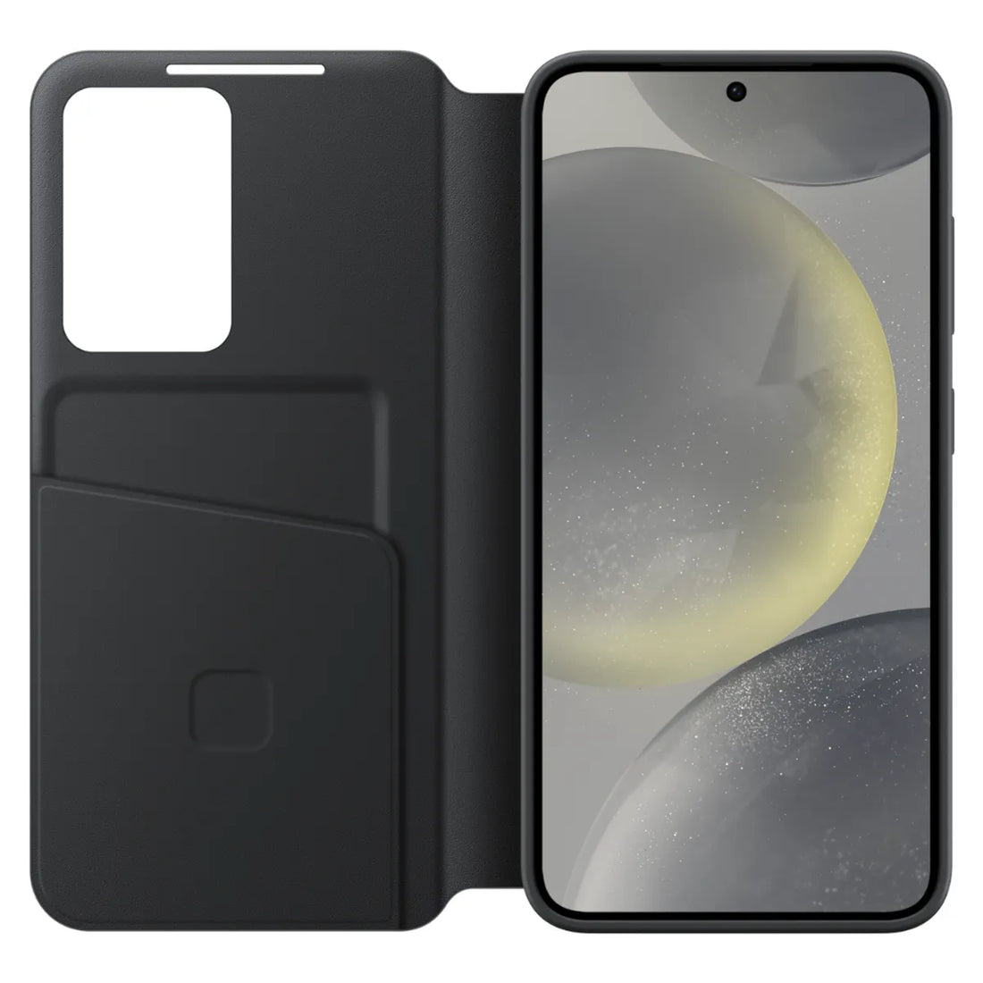 Achat Samsung Etui portefeuille pour Galaxy S24 Noir Maroc - Vue face