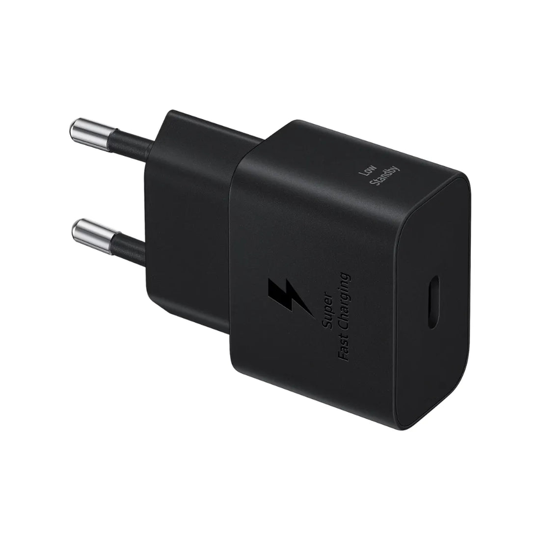 Achat Samsung Chargeur Secteur 25W USB-C vers USB-C Noir Maroc - Vue face