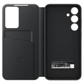 Design Samsung Etui portefeuille pour Galaxy S24+ Noir - Vue laterale