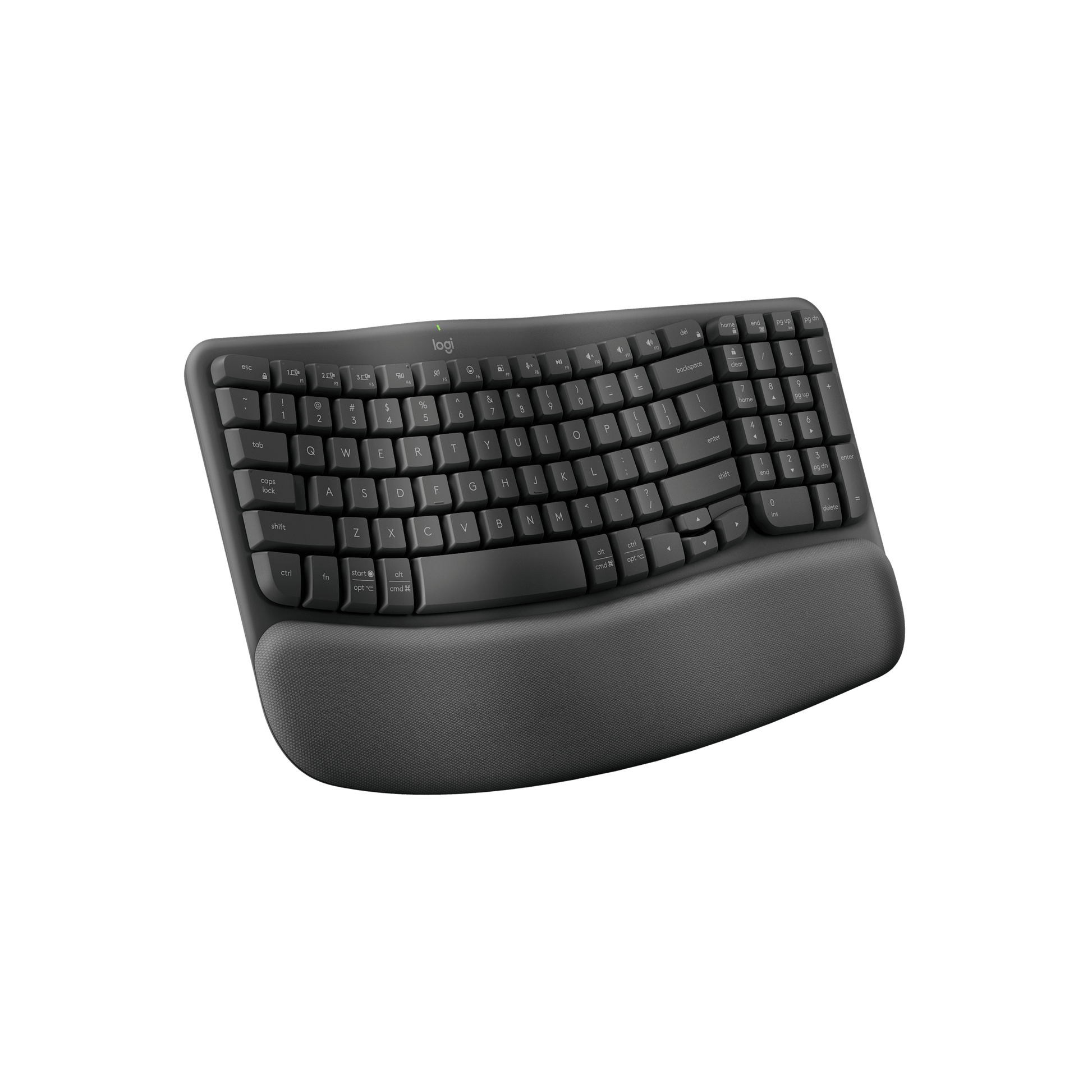MAYDAN Clavier Logitech Clavier Wave Keys Tooth Bleu - Photo 3