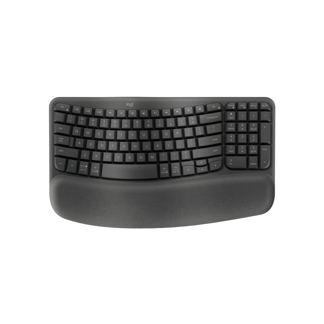 MAYDAN Clavier Logitech Clavier Wave Keys Tooth Bleu - Photo 1