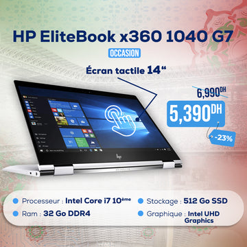 HP EliteBook x360 1040 G7 Intel Core i7 10ème Gen