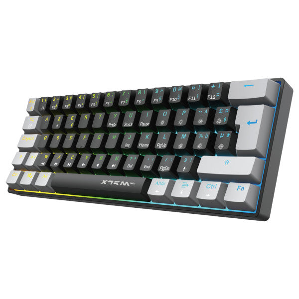 XTRMLAB Vortex Mini Black/Light Grey (Red Switch)