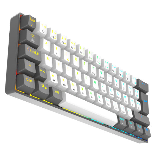 XTRMLAB Vortex Mini White/Dark Grey (Red Switch)