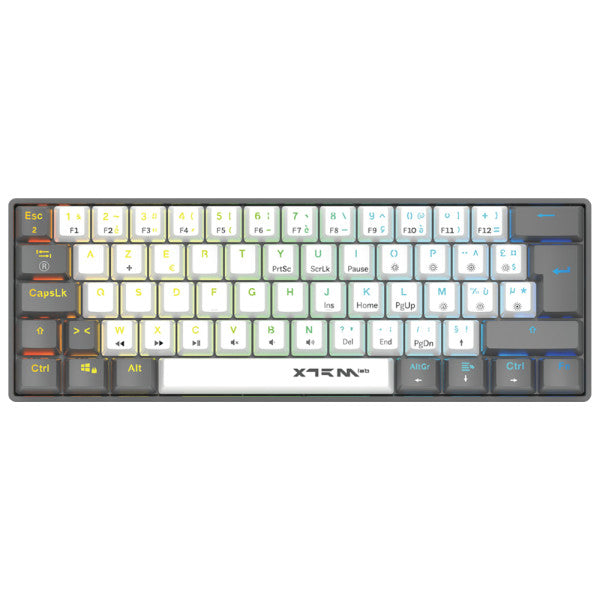 XTRMLAB Vortex Mini White/Dark Grey (Red Switch)