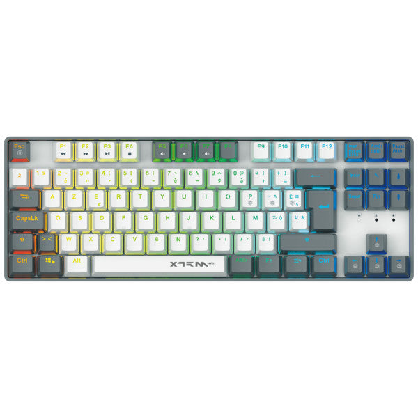 XTRMLAB Vortex TKL White/Dark Grey (Red Switch)